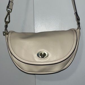 Steve Madden Crossbody Purse Bone Ivory White BNOLITA Bag Purse Vegan Leather